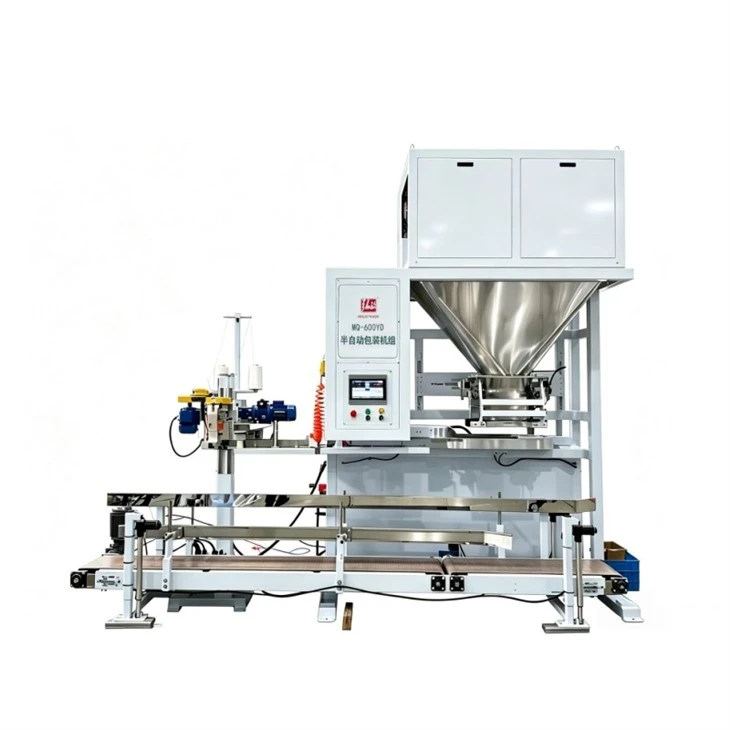 Semi-Auto Woven Bag Packaging Machine for Fertilizer